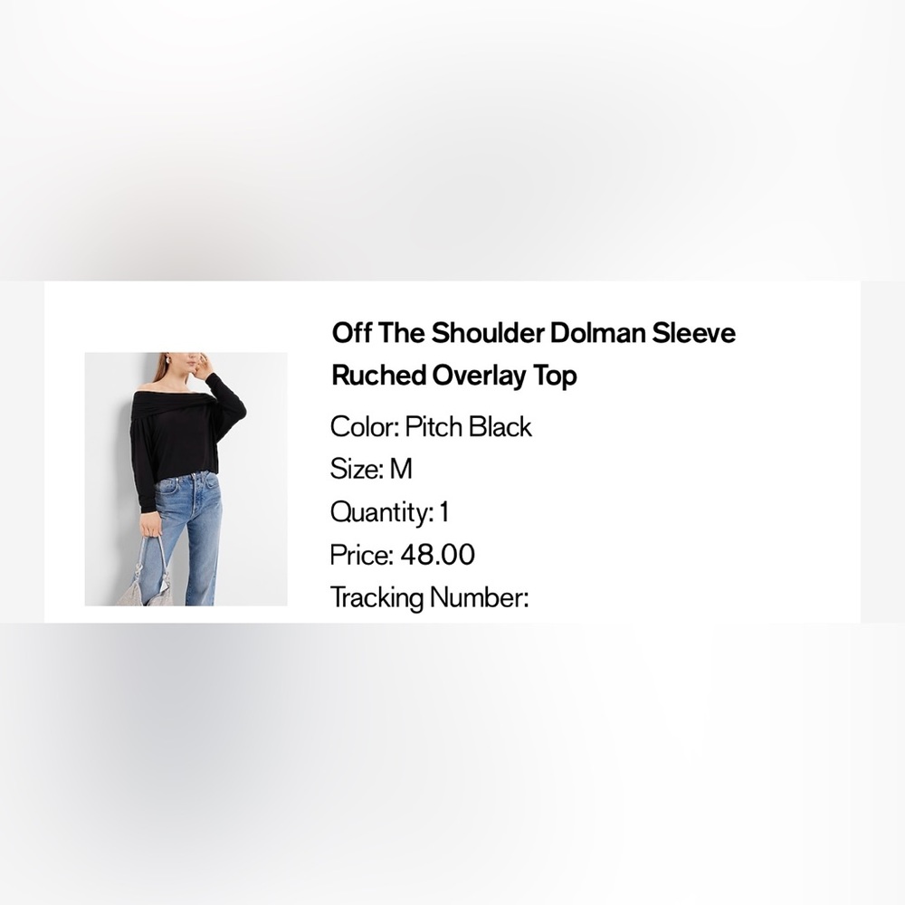 Express Off Shoulder Top - Picture 3 of 6